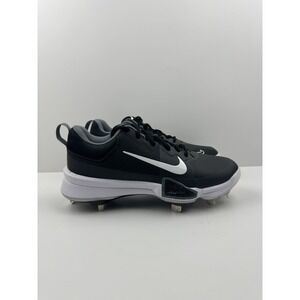 Nike Force Zoom Trout 9 Pro Baseball Cleats Men's Sz 8 Black White (FB2907-001)